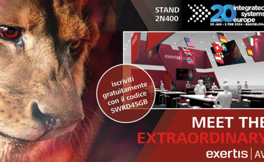 “Meet the extraordinary” ‒ Exertis AV a ISE 2024