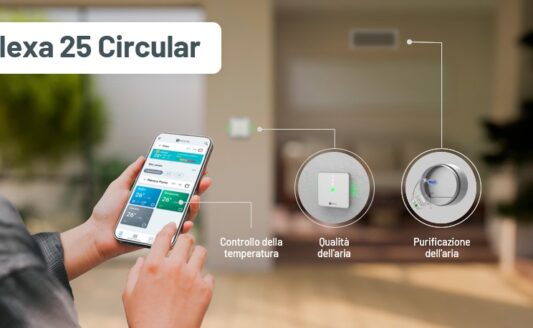 Airzone presenta Flexa 25 Circular:  più versatilità, più controllo, più comfort