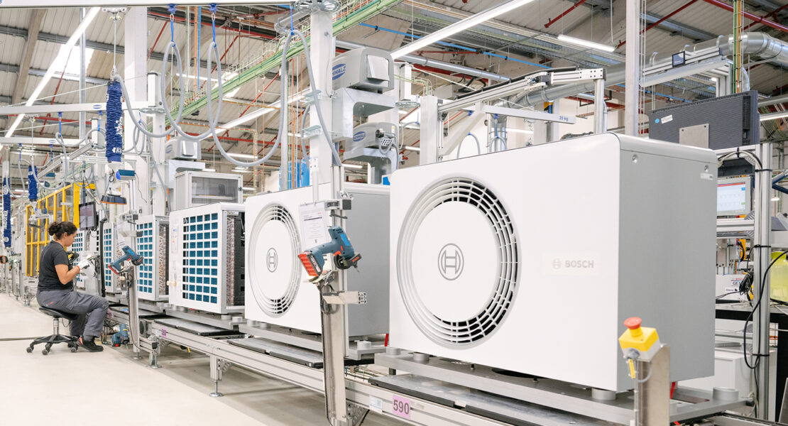 Bosch, crescita esponenziale nel settore del riscaldamento e condizionamento
