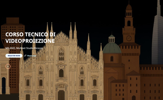 Panasonic: corso tecnico di videoproiezione il 15 e 16 ottobre a Milano