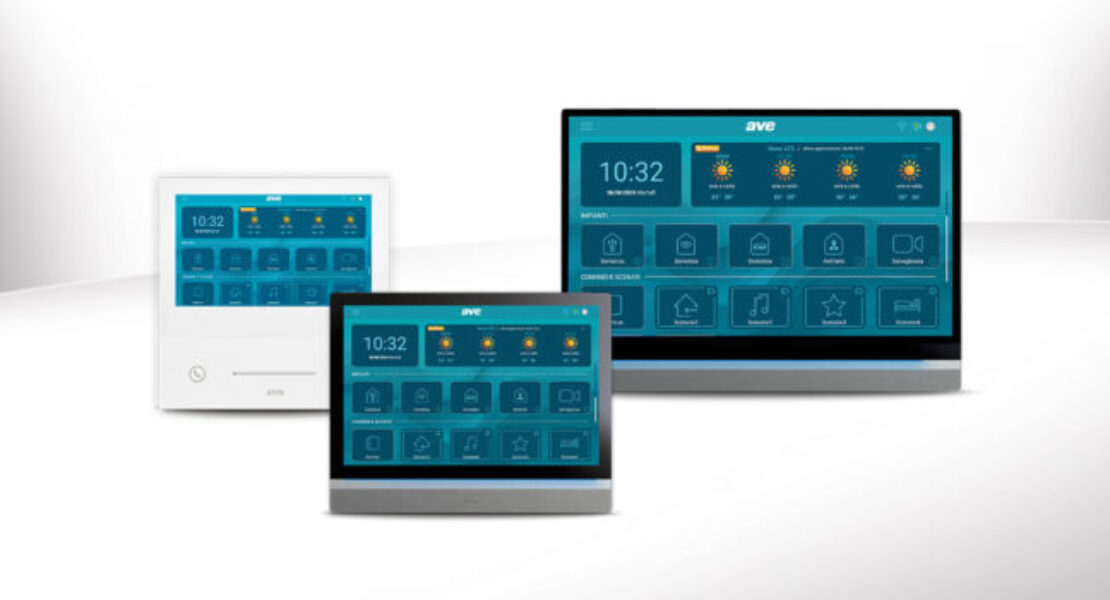 La nuova generazione di monitor AVE per la smart home