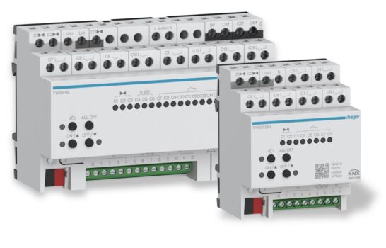 Hager Bocchiotti rafforza l’offerta KNX per l’hospitality:  arrivano i Room Controller TYFS808H e TYFS816L