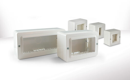 Contenitori autoportanti IP40 per mini-canali AVE