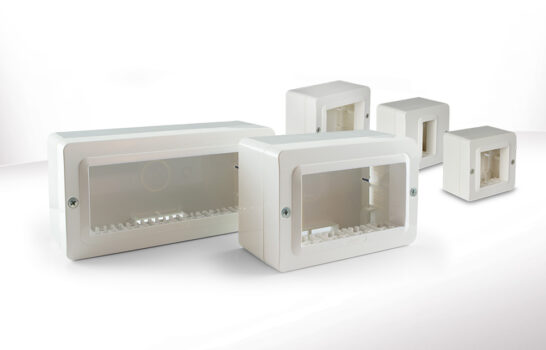 Contenitori autoportanti IP40 per mini-canali AVE