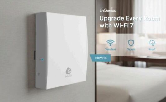EnGenius ECW515, l’Access Point Wi-Fi 7 Wall-Plate