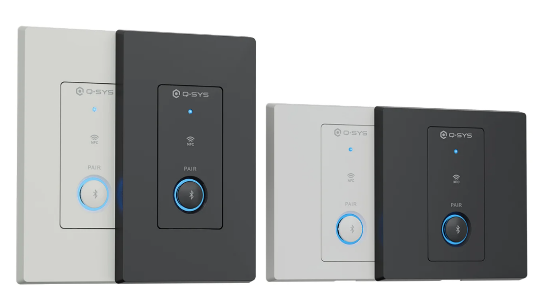 Q-Sys QIO Series, pannelli Bluetooth da parete