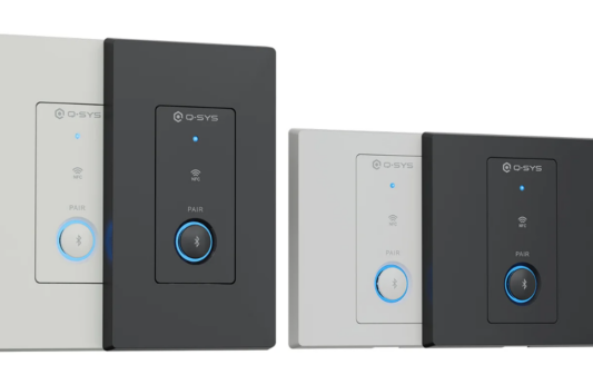 Q-Sys QIO Series, pannelli Bluetooth da parete
