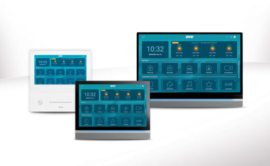 La nuova generazione di monitor AVE per la smart home